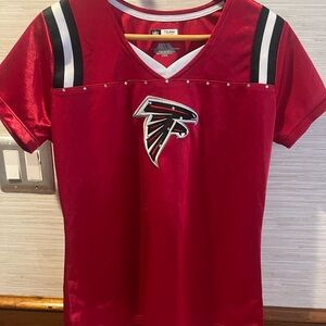 NFL Women's Red and White Team Jersey